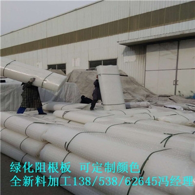 南京地下室防水排水板30mm车库蓄排水板工地常用