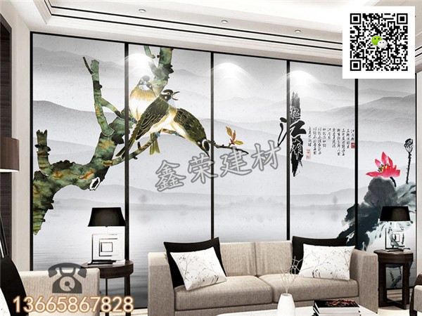 鑫荣建材时尚美观(图),竹木纤维集成墙板背景墙,云南背景墙