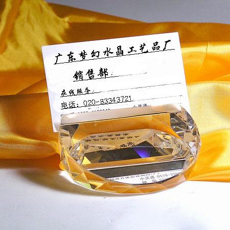 上海水晶名片夹、水晶名片夹三件套、哪里有做水晶名片夹、低价名片夹