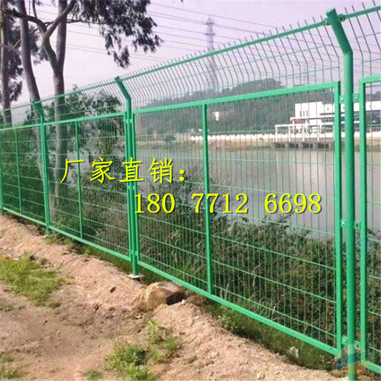 广西折弯护栏丨南宁绿色边框围栏丨建筑项目隔离围挡丨 道路隔离网