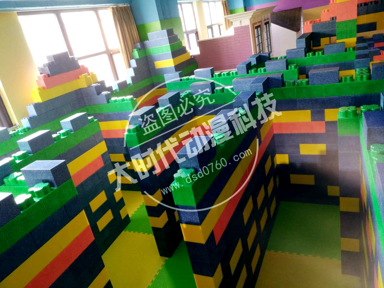 广东中山积木城堡巨型积木游乐设备