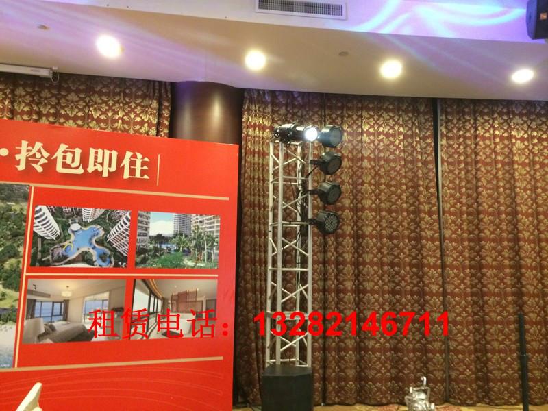 供应杭州灯光设备音响设备舞台搭建背景板制作场地布置服务
