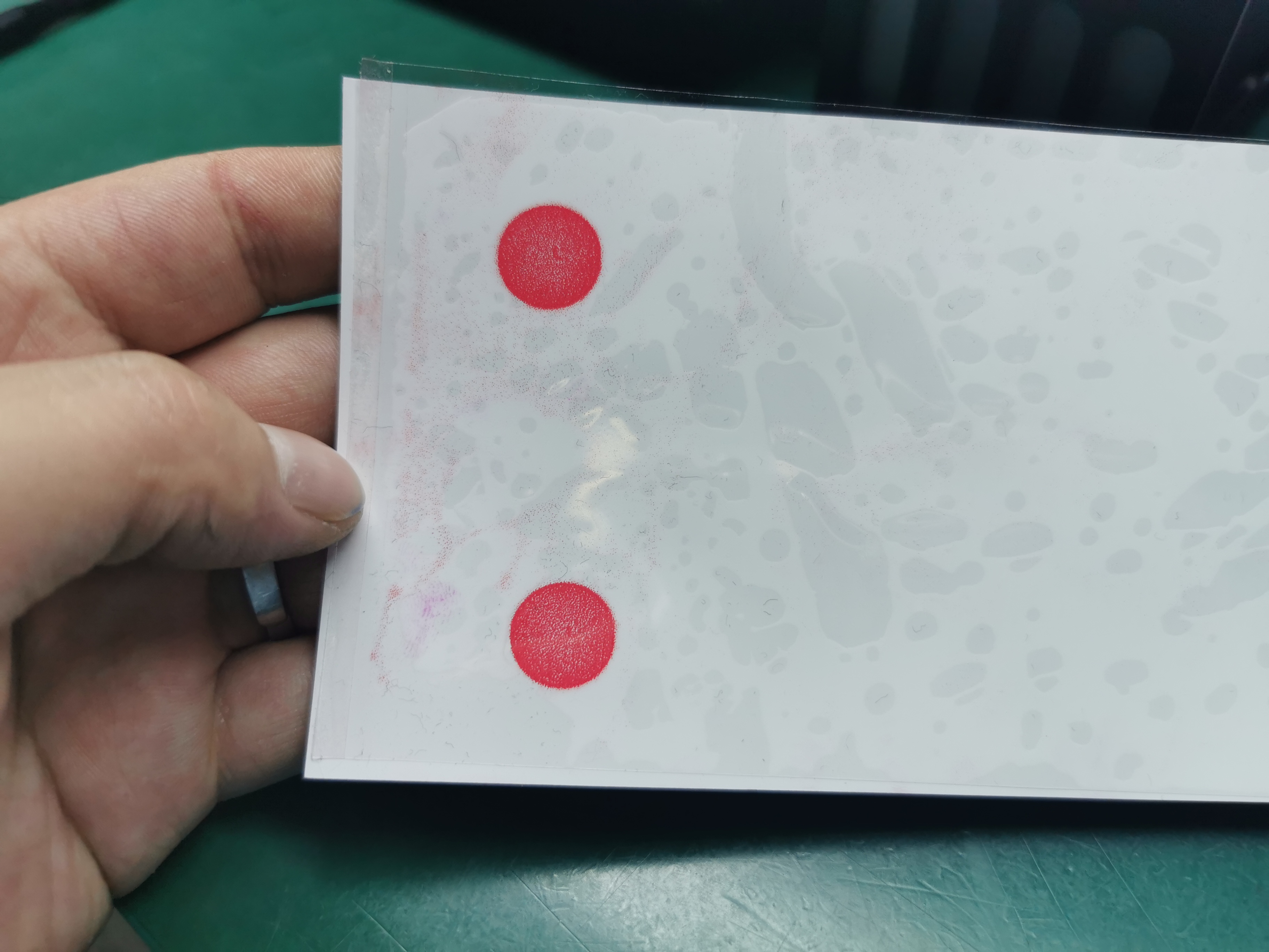 广东惠州压敏纸 LLW双片型压力测量胶片 感压纸
