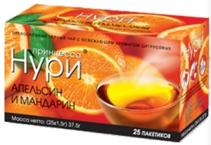 努丽公主 橙-桔子味 红茶1.5克*25
