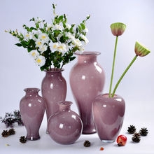 中式古典套装彩色玻璃花瓶