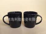 山东淄博陶瓷杯厂家生产创意色釉马克杯