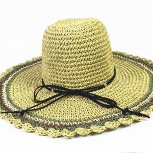 纸绳帽子沙滩帽