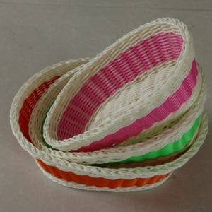 编织套塑水果篮