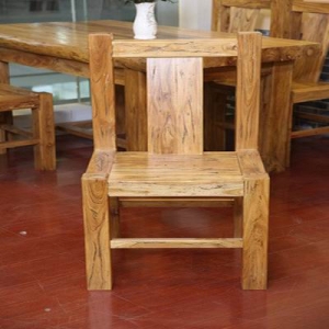 老榆木餐桌，餐椅