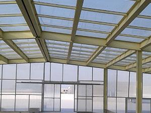 朝阳钢结构工程造价~北京福鑫腾达彩钢钢构钢结构玻璃顶