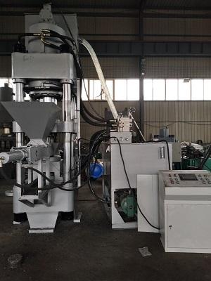 镇江市全自动钢屑压块机Y液压系统的压力与流量