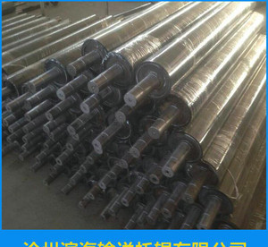 河北沧州滨海输送托辊003橡胶光身滚筒天然橡胶滚筒来图来样定做加工大量出售