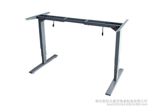 江苏常州上海办公桌工程案例二脚双电动升降办公桌支架办公桌**