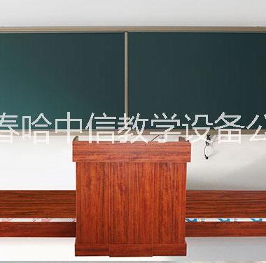 供应通话教学黑板加大尺寸推拉绿板 平面板