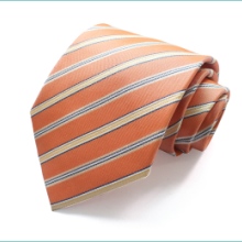 条纹涤丝领带男士宽款10cm工厂直销批发职业正装可来件定制