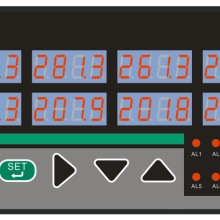 供应TWP四回路八回路显示控制仪多种模拟量信号智能设置小系统集中测量显示仪表