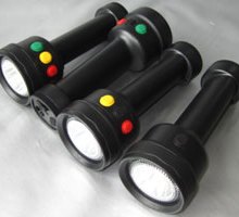 铁路信号灯，四色光源LED强光手 铁路信号灯，四色光源LED手电筒