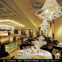 法式餐厅水晶灯西式餐厅灯具星级酒店餐厅水晶灯高级餐厅灯具中西餐厅灯具