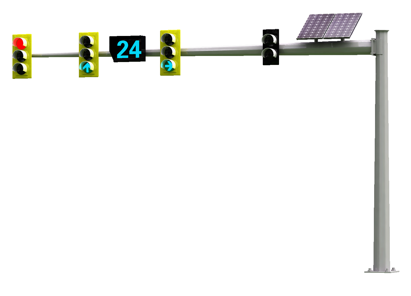 供应太阳能LED交通信号灯
