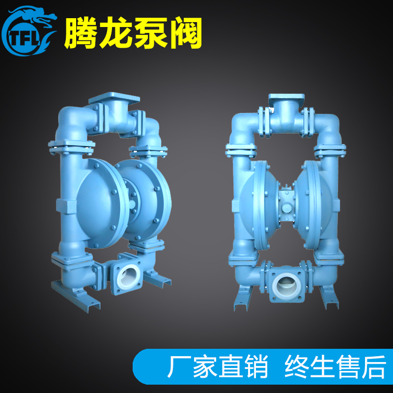 QBY气动隔膜泵厂家直销 不锈钢气动隔膜泵 高效节能隔膜泵 隔膜泵生产厂家 安徽腾龙