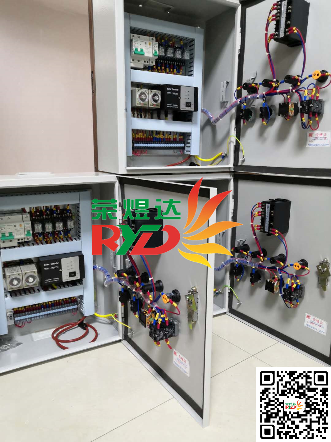 广东双段火带吹扫燃烧机自动控制柜价格，临沂市自动控制柜厂家