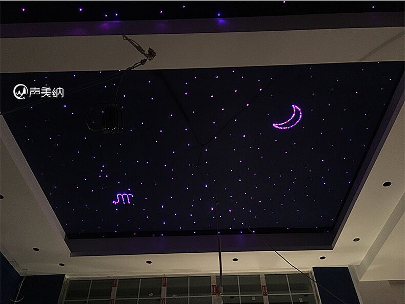 重庆家庭影院光纤灯满天星 光纤星空顶 家庭影定制