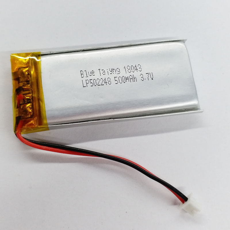 502248聚合物锂电池500mah蓝牙LED灯具锂电池美容仪器