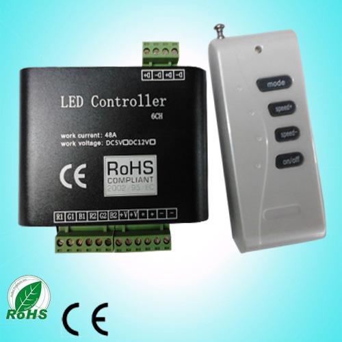 供应无线LED遥控控制器七彩灯带控制器
