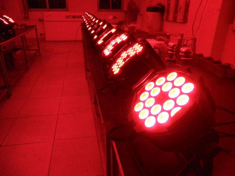 厂家直销供应大功率LED舞台帕灯18颗10W三合一