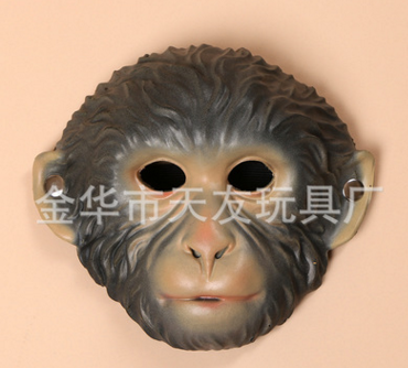 厂家直销万圣节 化妆舞会面具 高档橡胶 猴子面具