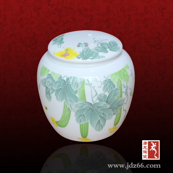 景德镇陶瓷罐批发厂家定做陶瓷膏方罐子