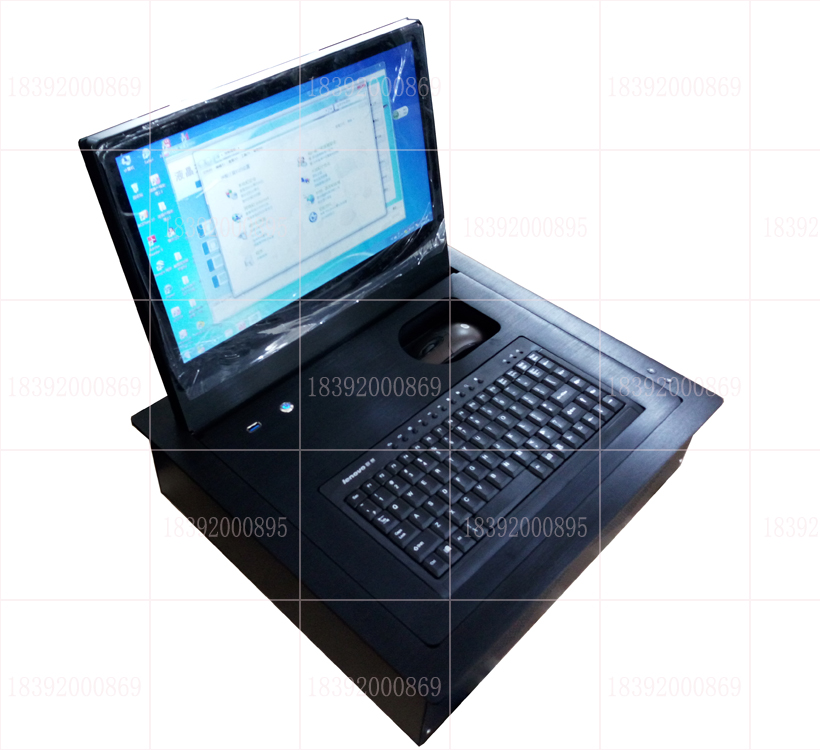 西安万唐桌面液晶屏翻转一体机屏WT185B 桌面液晶屏翻转器屏WT185B黑