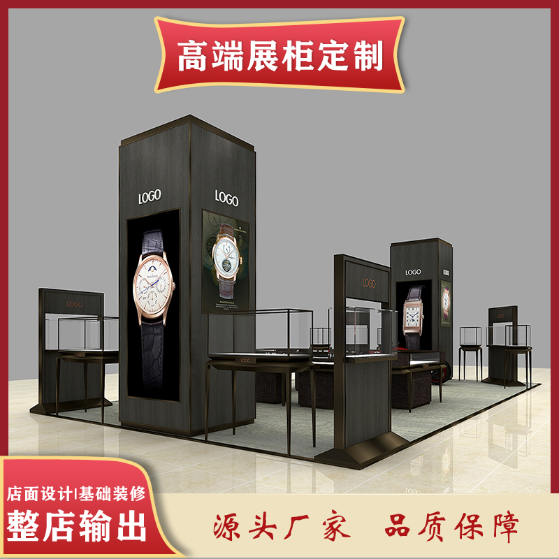 扬州玻璃柜厂家制造、设计、价钱、定做【上海一轶展示工程有限公司】