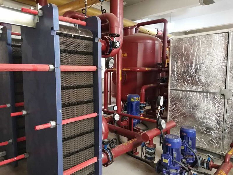 成批生产 德州换热机组制造厂家 水源热泵机组换热机