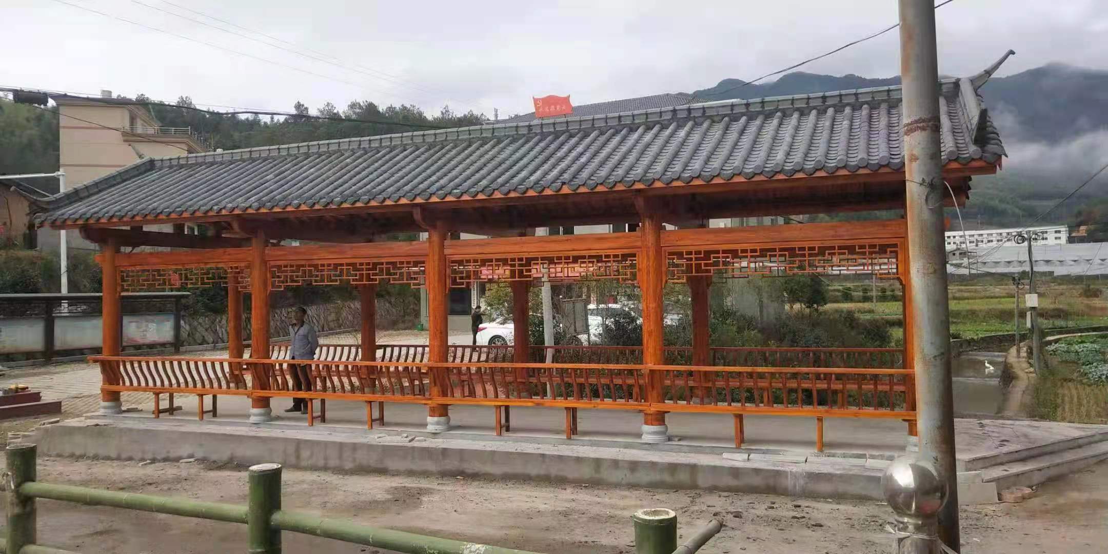 江西古建长廊设计