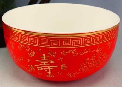 供应购买瓷器陶瓷寿碗加字生产订做订购礼品瓷碗定设计制效果图定制打样