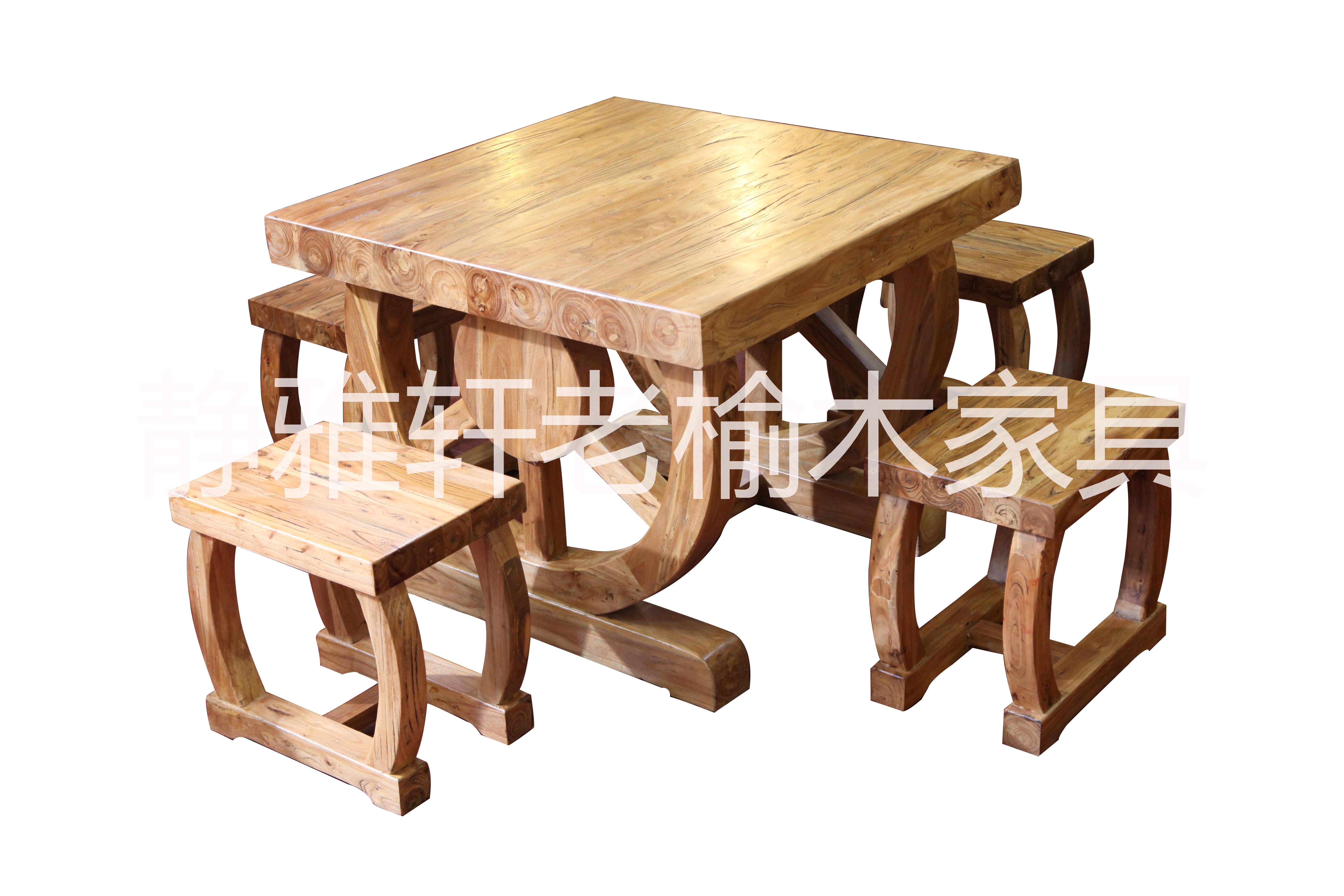 老榆木餐桌.车轮桌老榆木餐桌.车轮桌.老榆木餐桌.车轮桌.实木餐桌