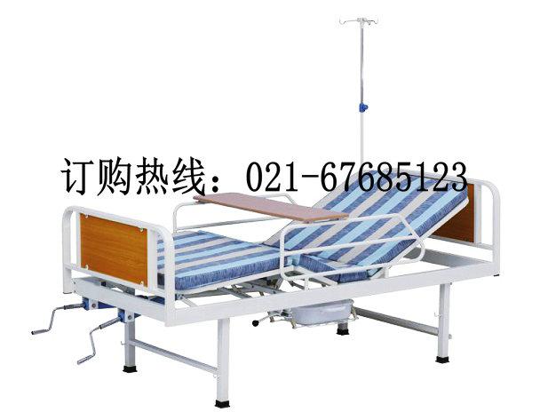 供应家用护理床上海双摇带便孔护栏餐桌C05家用护理床,瘫痪病人护理床