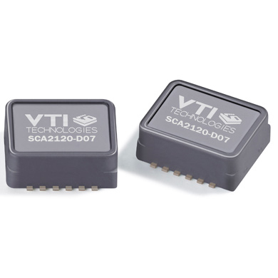 供应用于汽车安全应用的VTI双轴数字输出加速度传感器SCA21