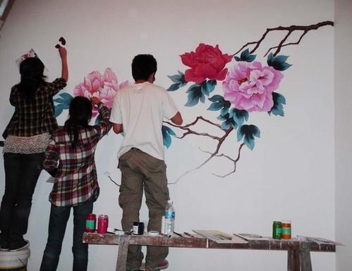 供应泸州手绘墙风格设计制作公司