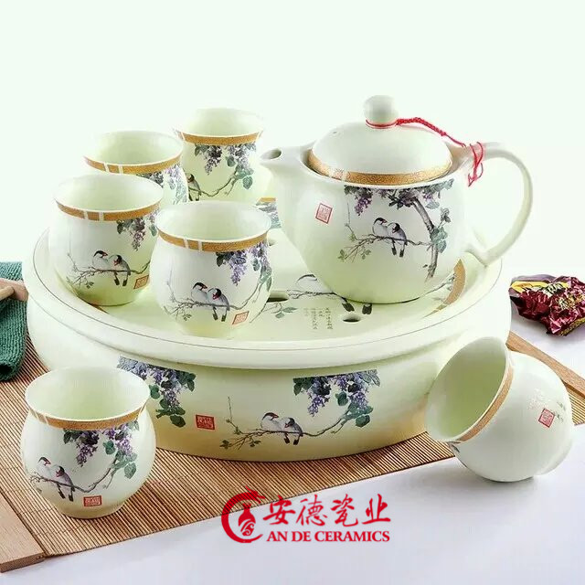 陶瓷茶具，景德镇