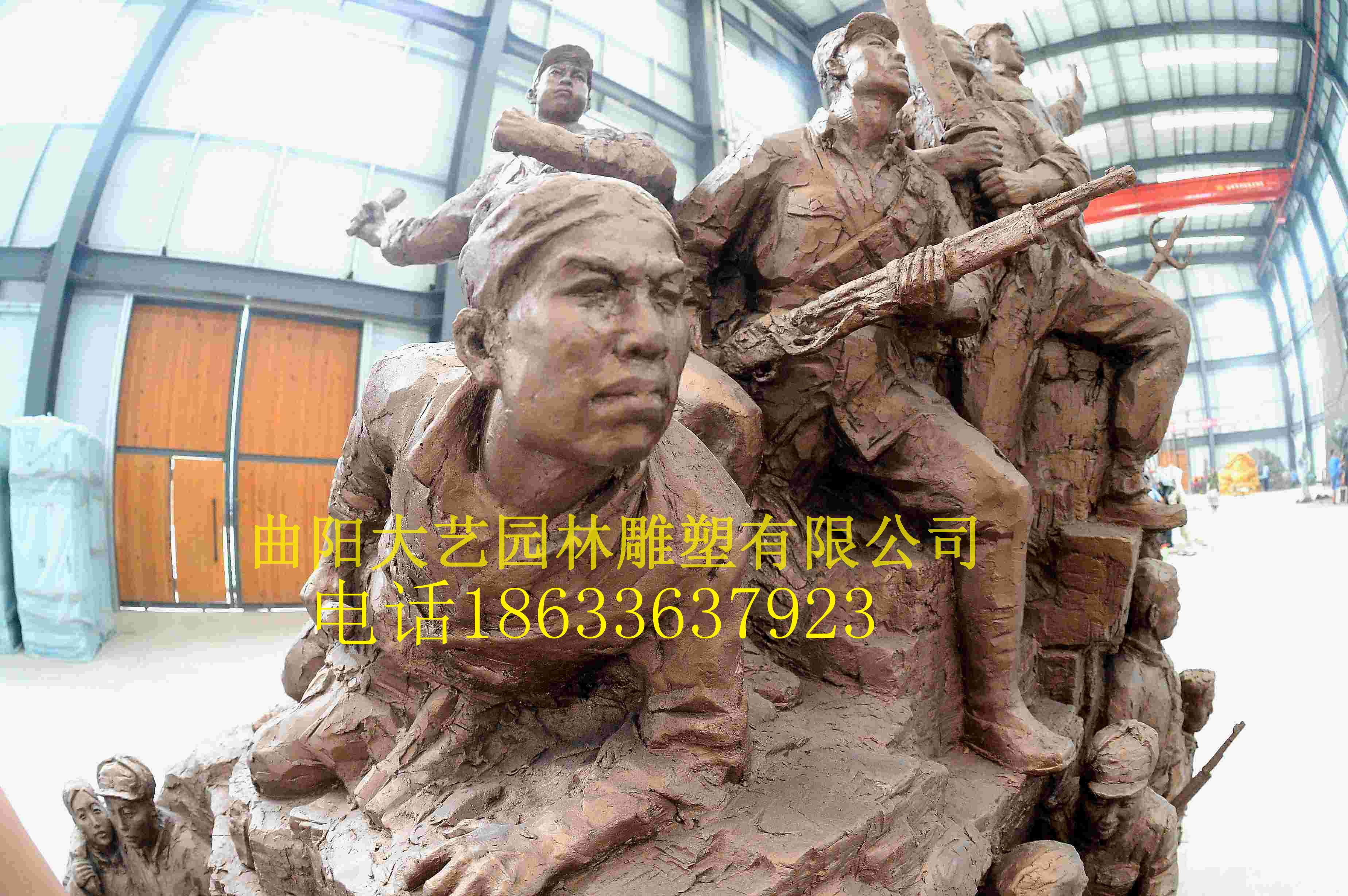 红军长征人物雕塑