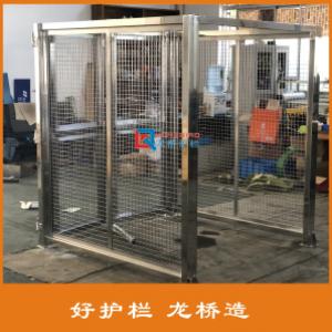 江苏304不锈钢机器人围栏 订制机器人围栏大门 龙桥公司