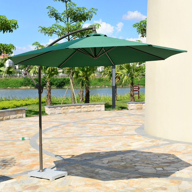 包邮热销香蕉伞圆形大太阳伞露台庭院花园遮阳伞防紫外线沙滩伞