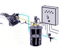 上海上海供应用于大齿轮喷油的电厂球磨机喷油润滑装置，自动喷油雾润滑系统