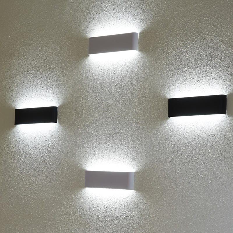 LED简约壁灯SMD铝材超薄墙壁灯现代创意欧式书房装饰镜前壁灯
