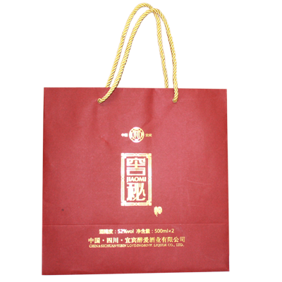 供应成都烫金纸袋艺术纸购物袋定做 高档特种纸手提袋定制 礼品袋印刷设计生产厂家