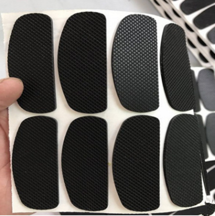 广东广东厂家批发减震橡胶垫缓冲绝缘橡胶胶垫3M带胶网格橡胶垫片耐高温密封垫
