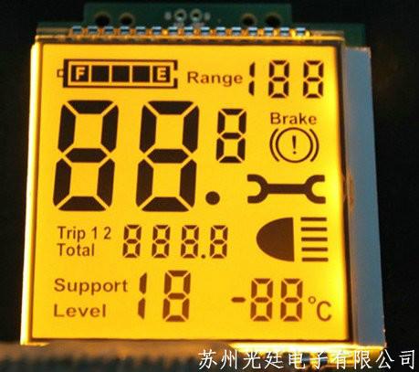 北京北京供应汽车仪表盘指示灯液晶屏，显示汽车状态的液晶屏定做，液晶屏设计开发