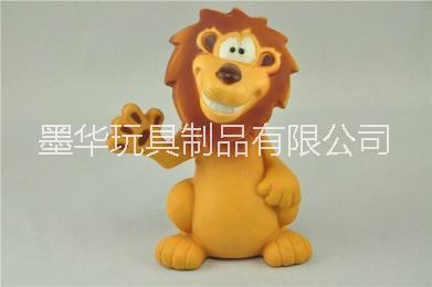 墨华坐式狮子天然乳胶狗玩具